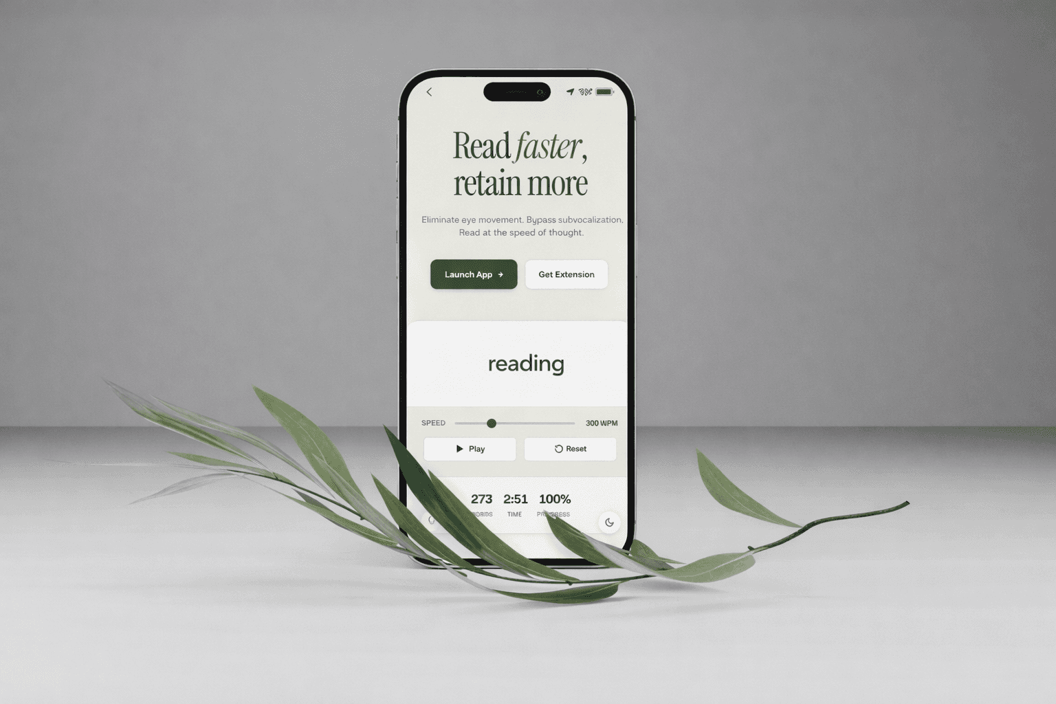 Speed Read mobile